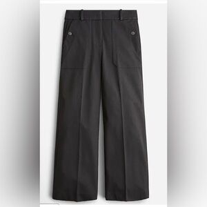 J. Crew Sydney wide leg pant in bi stretch cotton